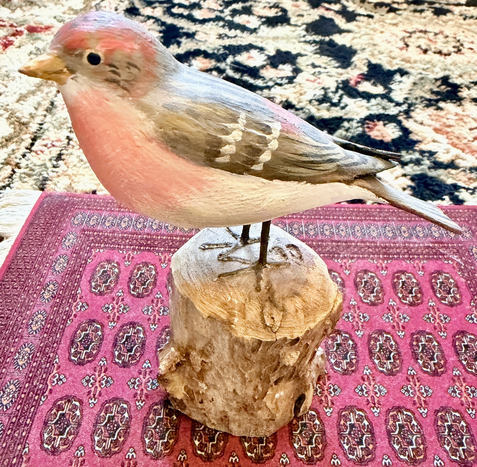 Original Peter Peltz hand carved Purple Finch - Pristine condition Original Peter Peltz hand carved Purple Finch - Pristine condition