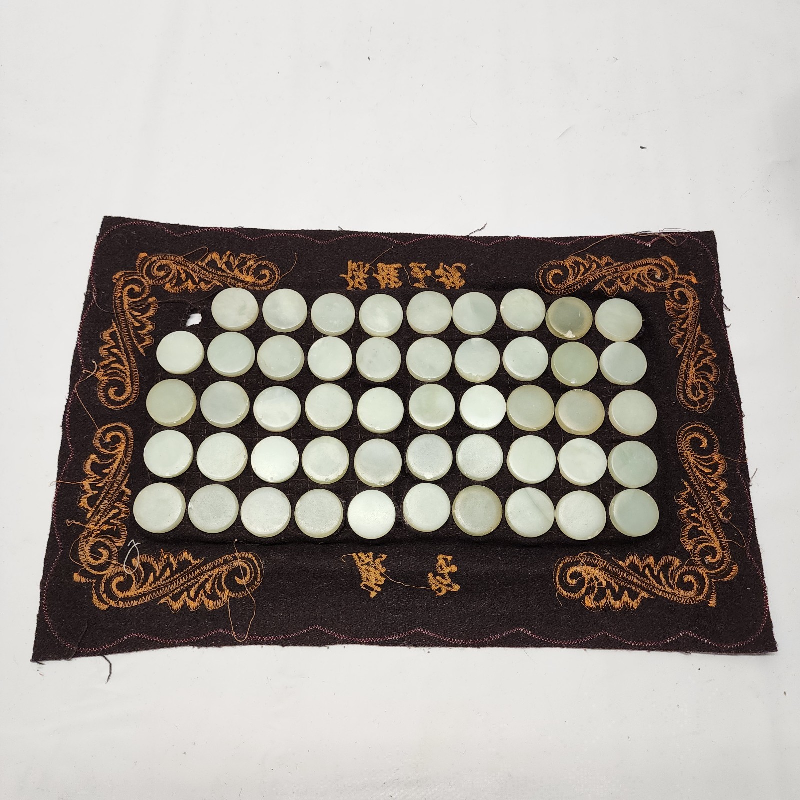 Vintage Chinese Medicine Jade Stone Pillow Healing AS-IS