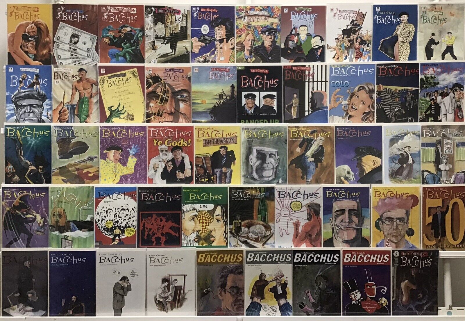 Eddie Campbell’s Bacchus - Comic Book Lot Of 49 