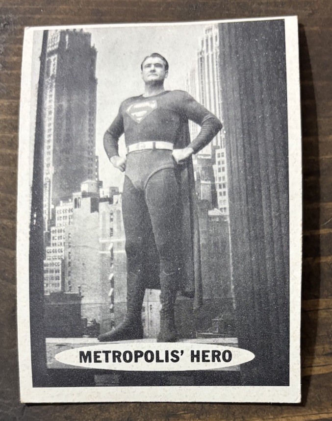 1966 TOPPS SUPERMAN #9 METROPOLIS’ HERO EX