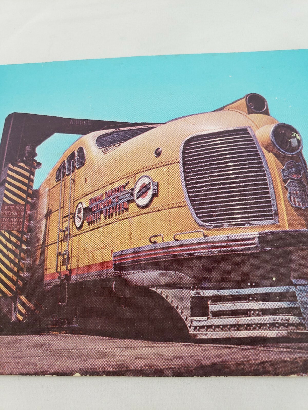 C 1940s City of Denver Train in Washer Chicago & Northwestern Railway Postcard C 1940s City of Denver Train in Washer Chicago & Northwestern Railway Postcard