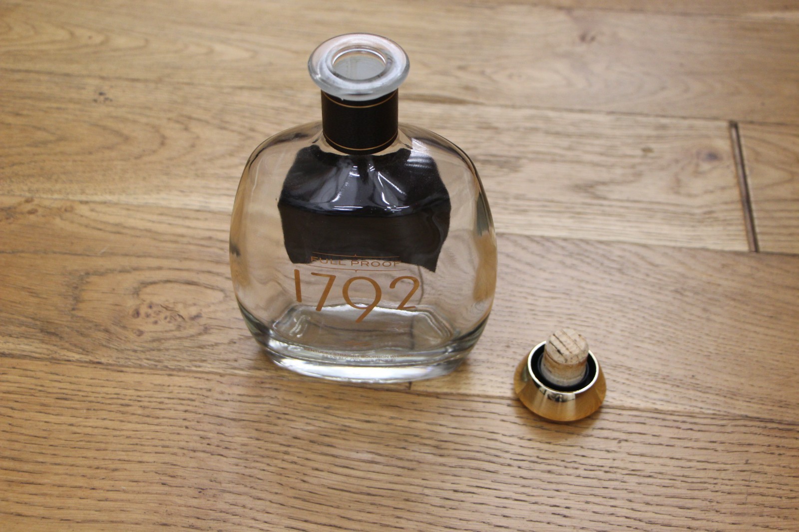 Rare Barton 1792 Full Proof Empty Bourbon Bottle 125 Proof