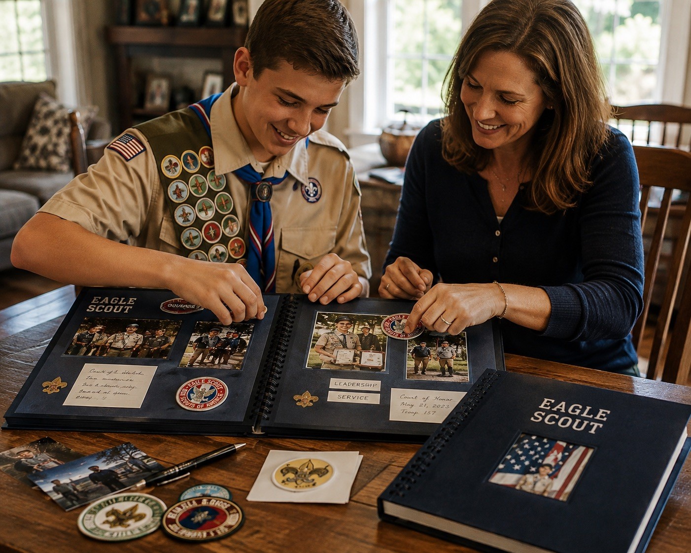 BSA Eagle Scout Scrapbook 12x12 K&Company Boy Scouts NEW SEALED 2005