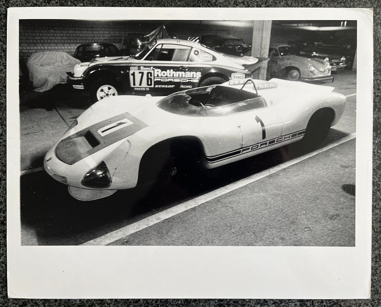 PORSCHE 910 /8 BERGSPYDER GMUND MUSEUM OFFICIAL PRESS PHOTO UNDATED RARE