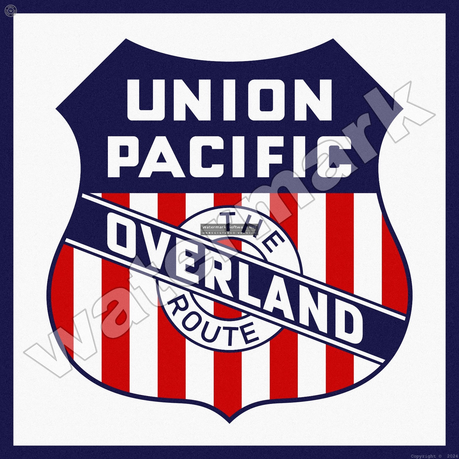 Union Pacific The Overland Route 12\