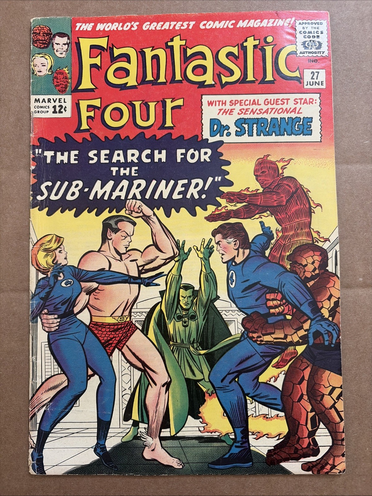 Fantastic Four 27 1964 Marvel Comics 1st Crossover App Dr. Strange Thing