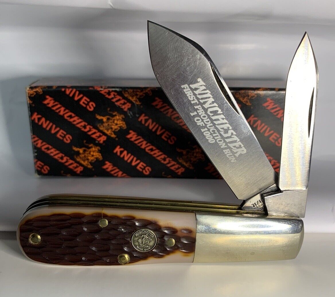 Winchester Barlow Pocket Knife 29020 First Production Run 1 Of 1000 Very Nice