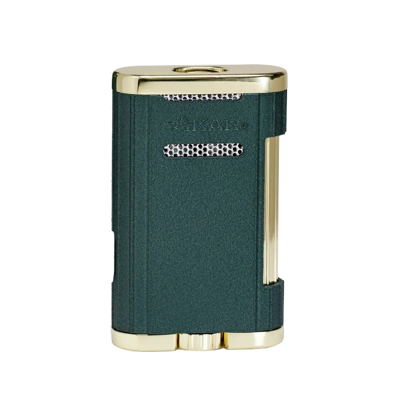 Xikar Allume 2 Double Jet Flame Green Gold Xikar Allume 2 Double Jet Flame Green Gold