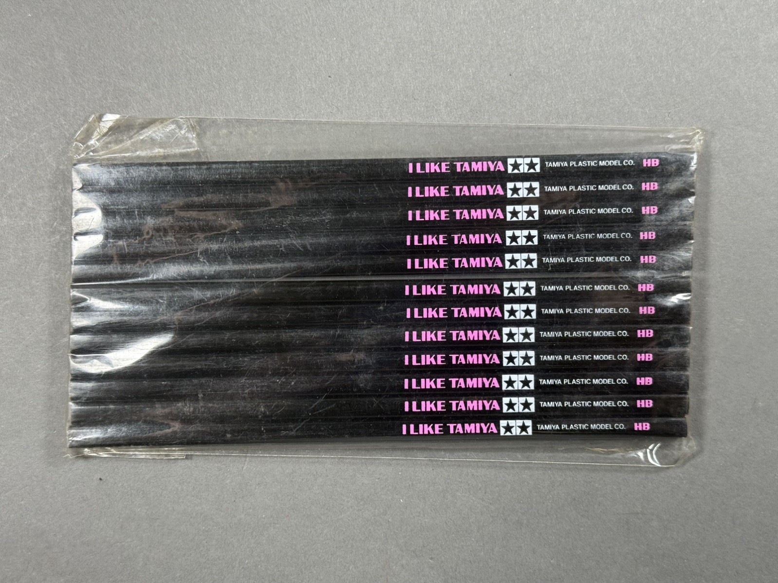 12 Japanese Vintage Pencil TAMIYA Promotional SQUARE HB 1991