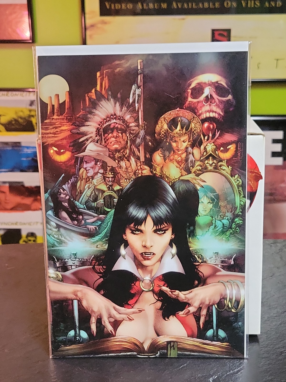 Vampirella Feary Tales #2 Jay Anacleto Virgin Art Variant Cover Dynamite 2014 NM