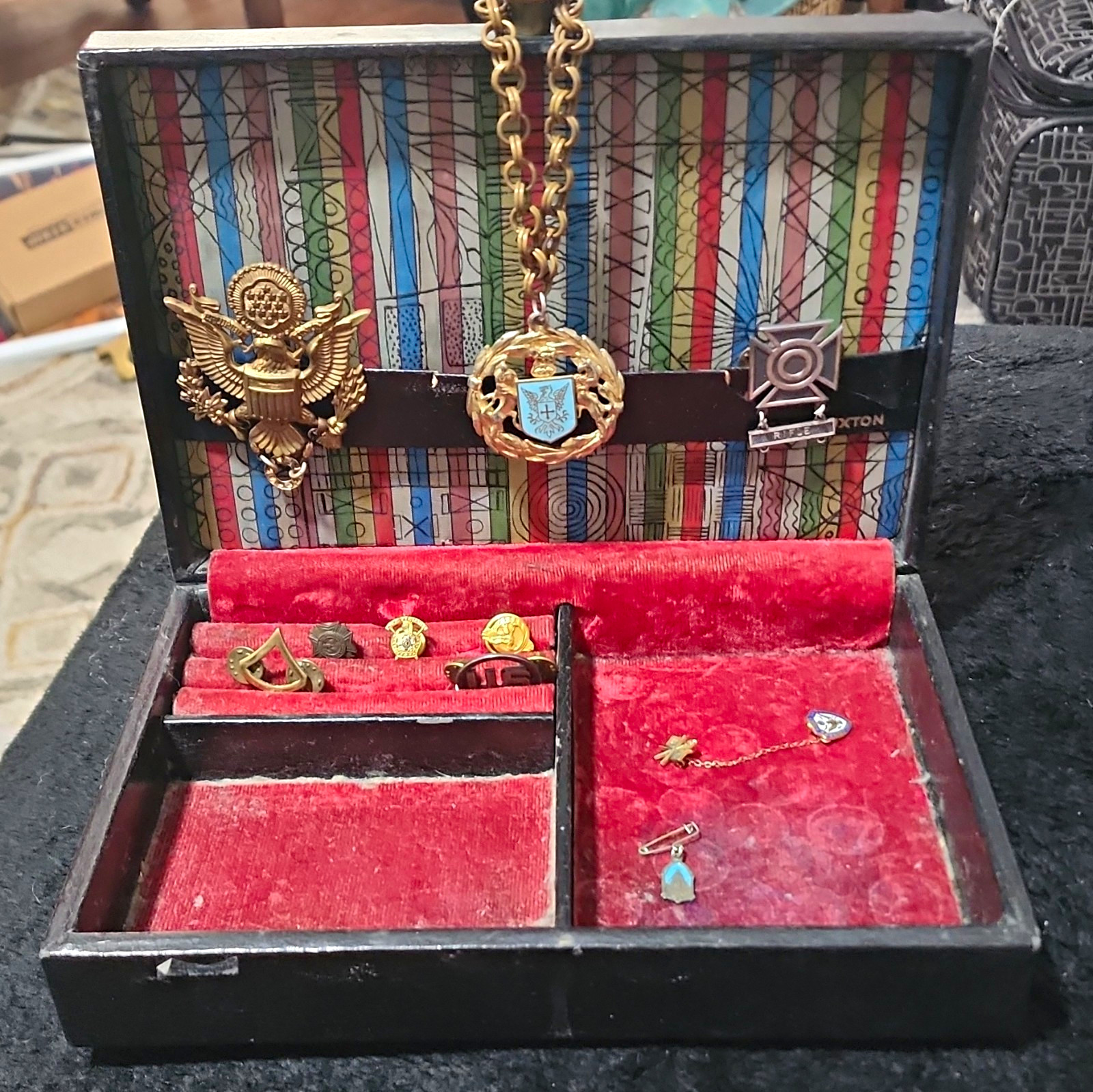 Grandpa\'s Clean Out. These things Are From Grandpa Who Was In WWII Inc. The Box