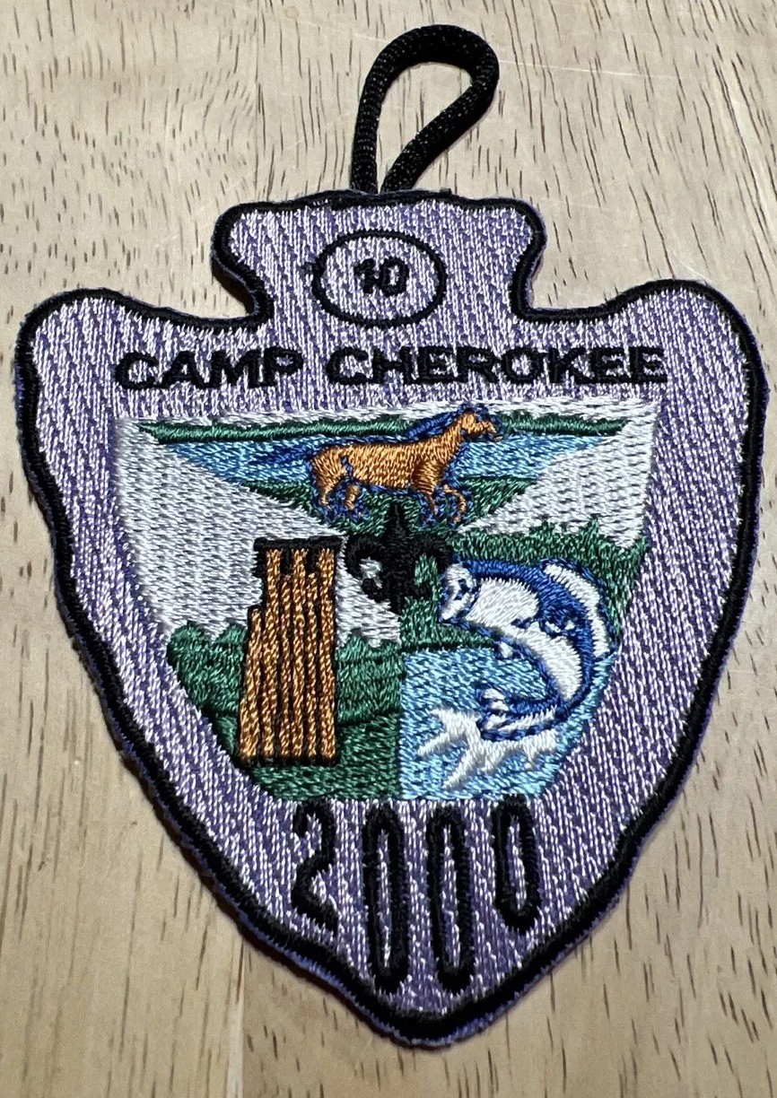 Vintage 2000 BSA Boy Scouts Of America Camp Cherokee 10 Patch