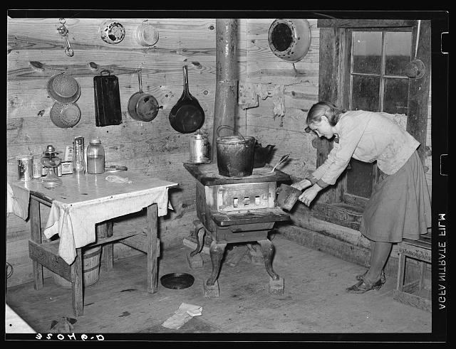 Merigold Mississippi 1939 Sharecropper Home Sunflower Plantation Interior