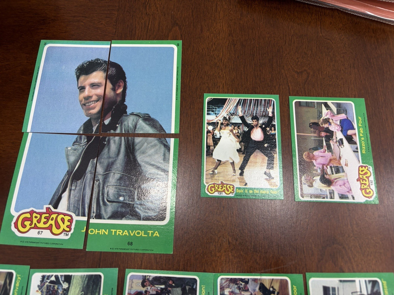 1978 Topps Grease Movie Series 2 Complete Set Of 66 Cards