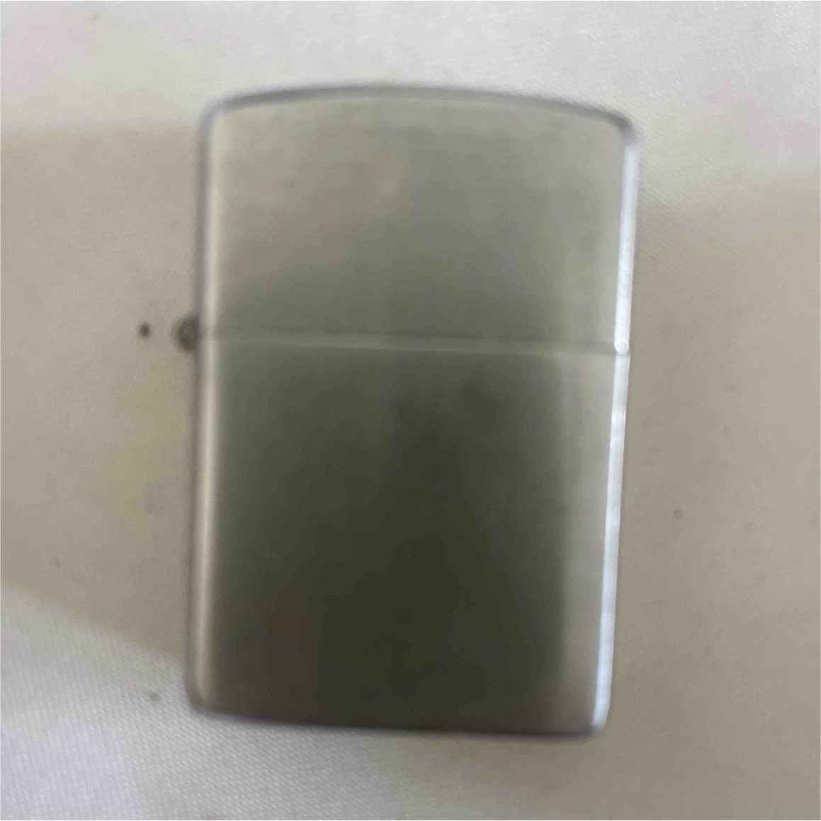 Vintage 1950s Zippo Satin Chrome Lighter PAT 2517191 PAT PEND Bradford PA Stamp