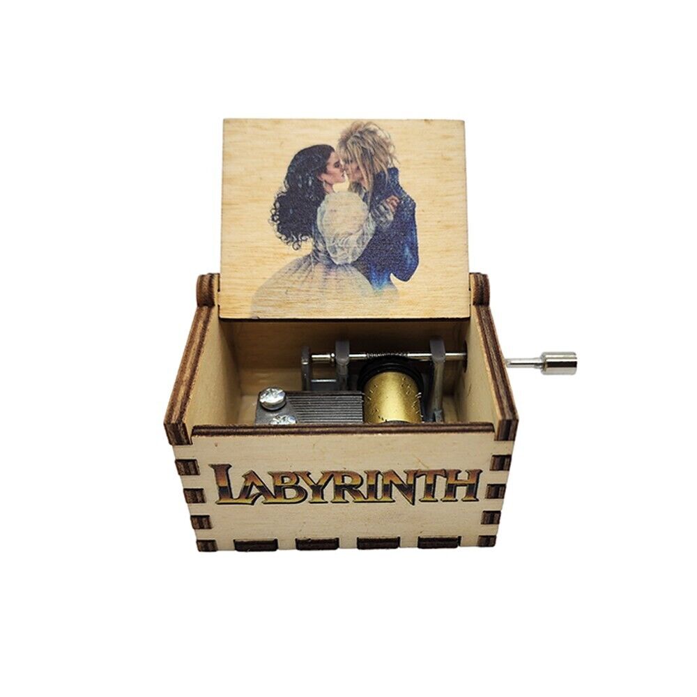 Labyrinth Music Box As The World Falls Down Goblin King and Sarah Masquerade