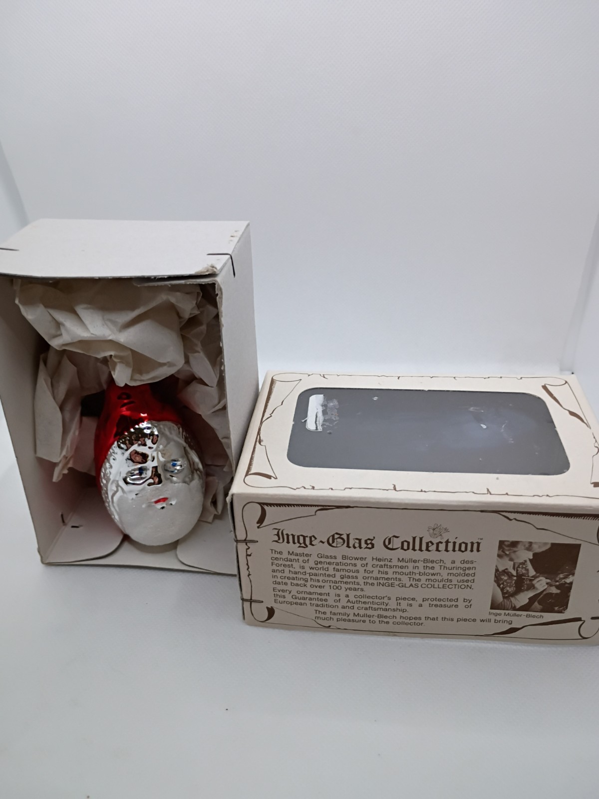 Vintage Inge-glass Collection Single Ornament Inside Original Box
