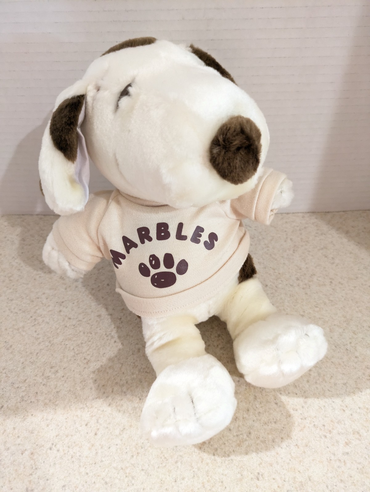 Peanuts Camp Snoopy Marbles Plush Doll 10 w/Tag Cedar Falls 9\