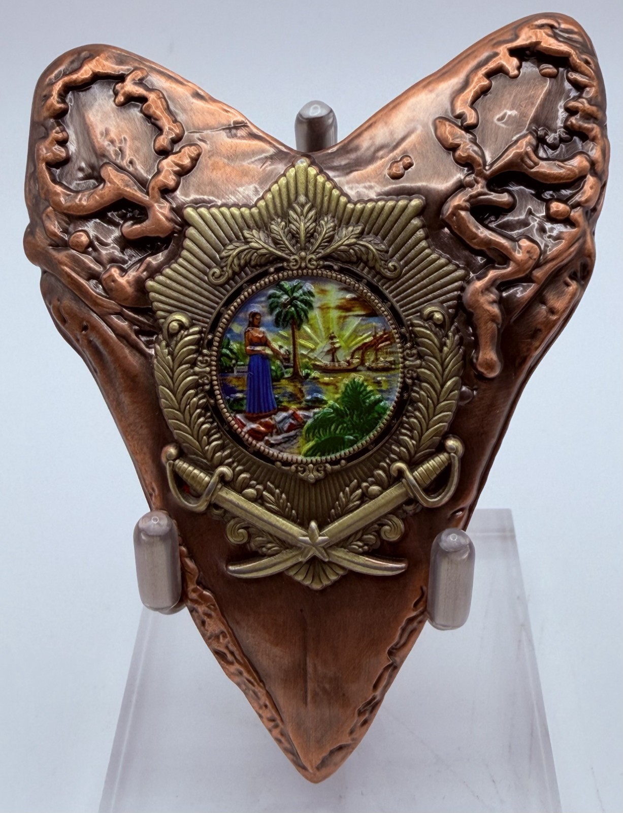 🔥 Sought After - Copper Shark Tooth Challenge Coin 🔥 Sought After - Copper Shark Tooth Challenge Coin