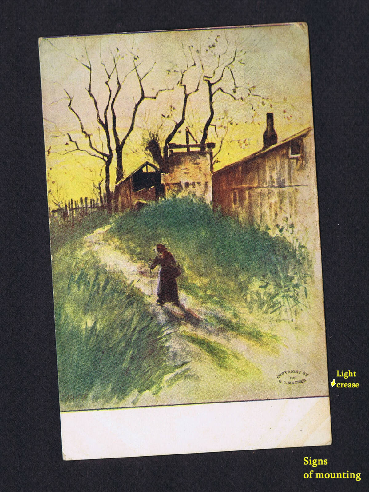  1907 COUNTRY SCENE \