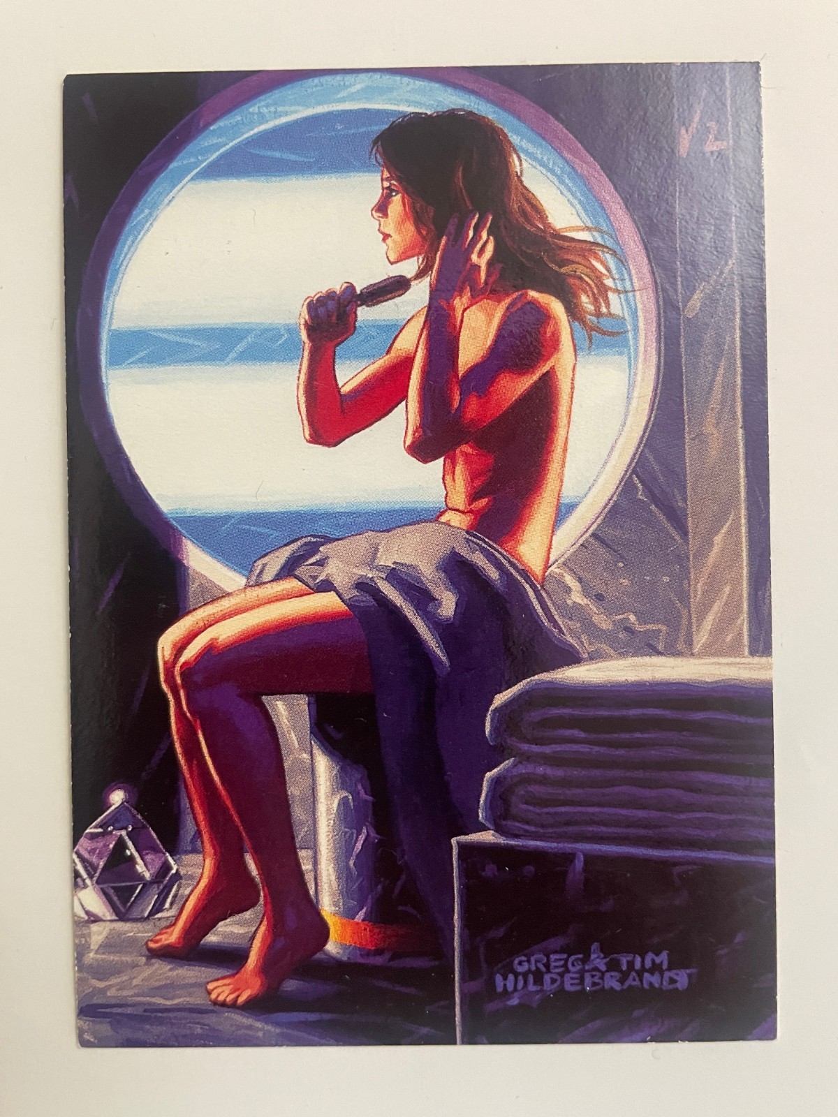 1996 Star Wars Topps • LEIA PREPARES FOR XIZOR #47 • Shadows Of The Empire
