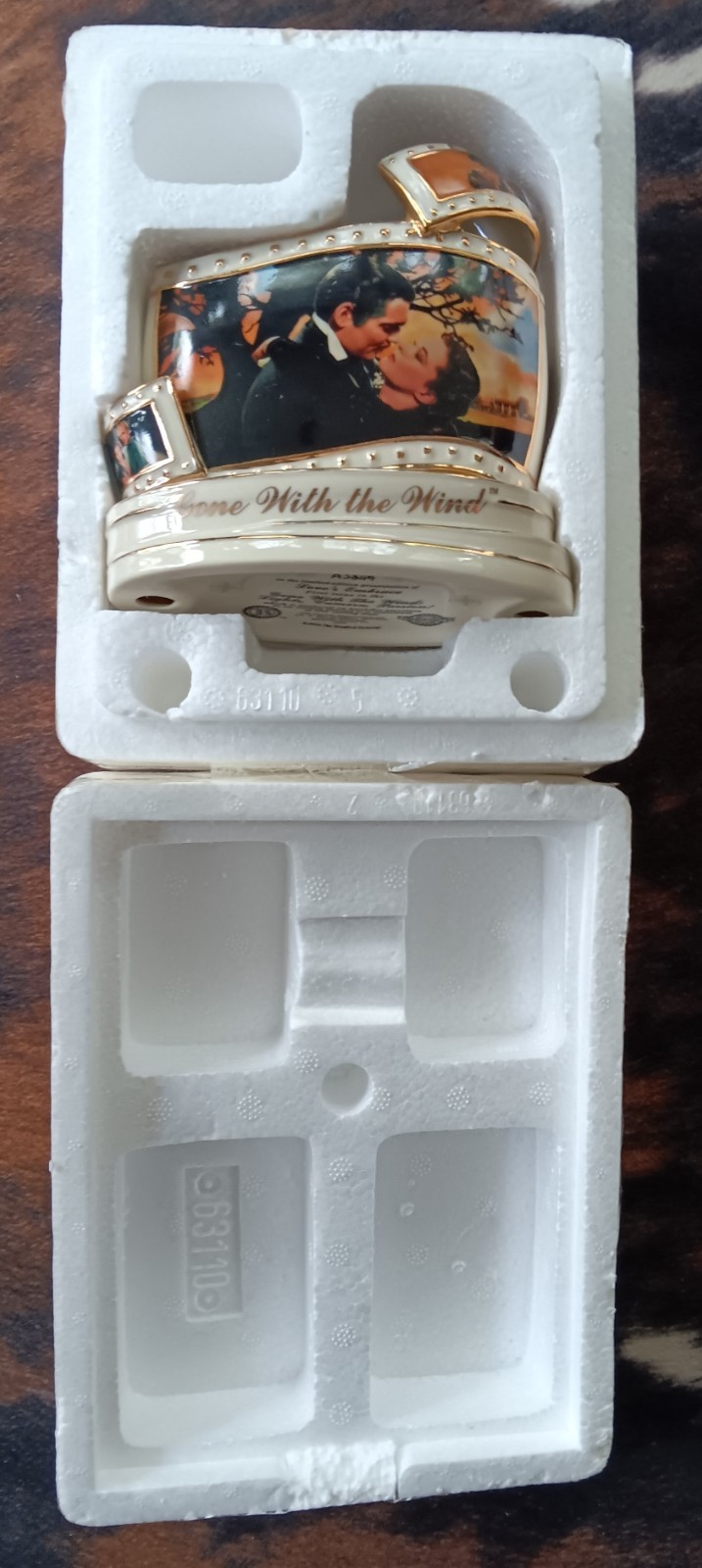 Vintage Bradford Exchange Gone With The Wind Porcelain Figurine 