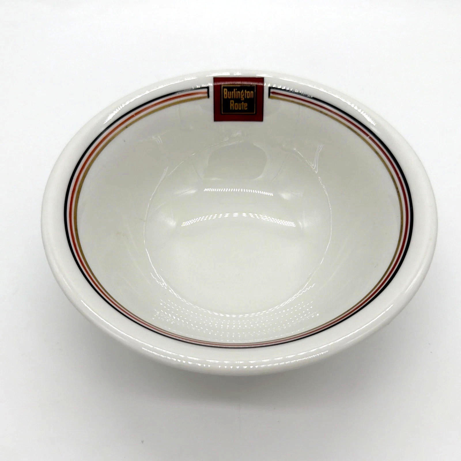 Vintage 1928 (I-4) Burlington Route 6 7/8” Bowl Aristocrat Pattern Syracuse