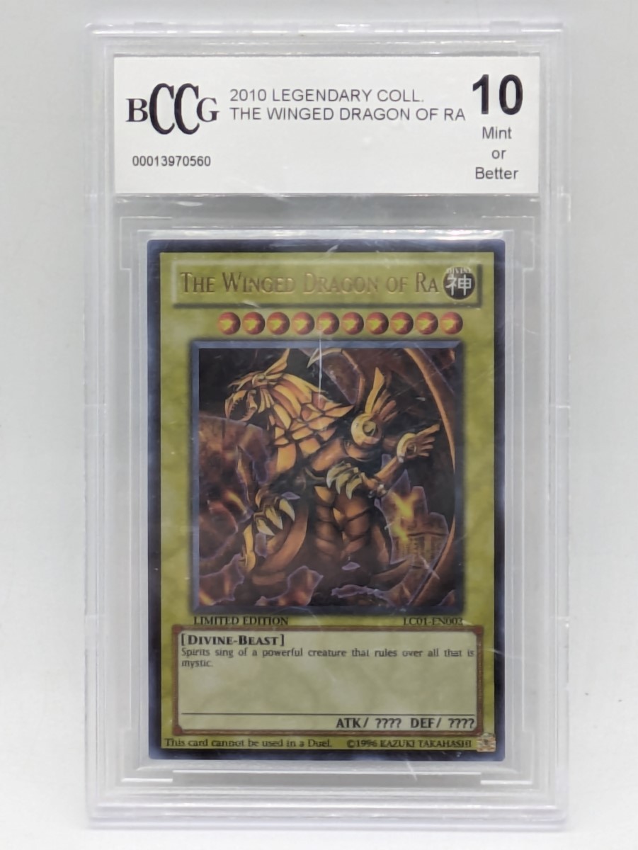 Yu-Gi-Oh 1996 the Winged Dragon of Ra LC01-EN003 Legendary 2010 Grad (EC2041214)