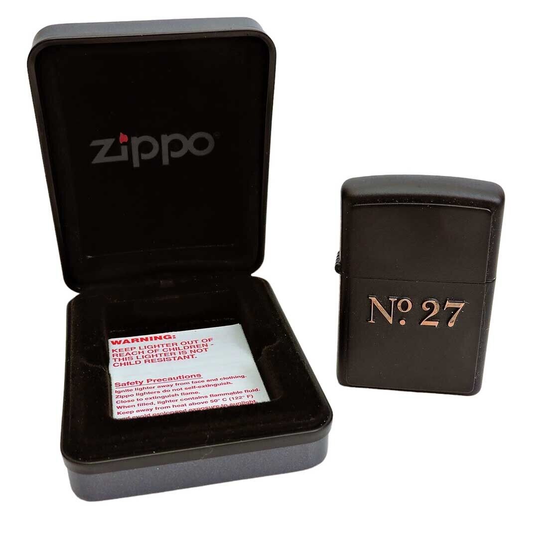 Zippo Lighter Marlboro No. 27 Original Case Sealed Never Fired 1996