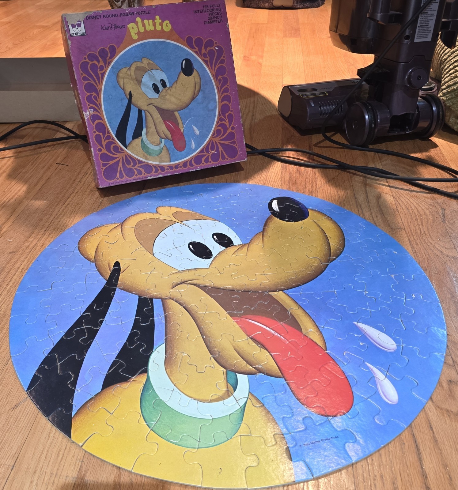 Vintage Walt Disney’s Pluto Puzzle 4427 Whitman 125 Pcs Round Jigsaw COMPLETE Vintage Walt Disney’s Pluto Puzzle 4427 Whitman 125 Pcs Round Jigsaw COMPLETE