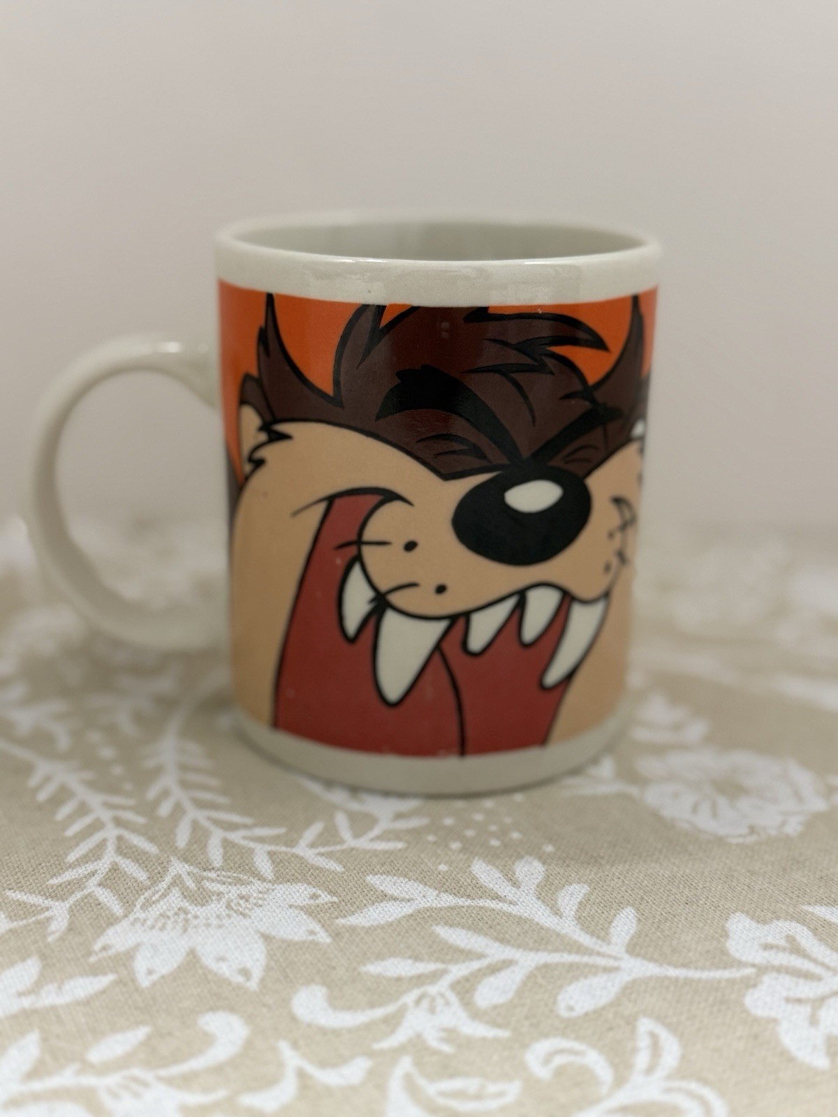 Vintage 1999Tasmanian Devil Mug Cup Ceramic Gibson Warner Brothers Looney Tunes