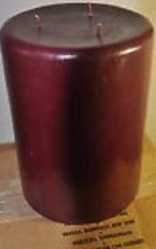 Partylite CRANBERRY 3-wick candle  6 X 8  NIB