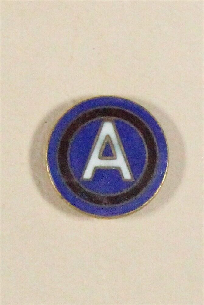 WWII Home Front - 3rd Army enameled lapel pin 2803