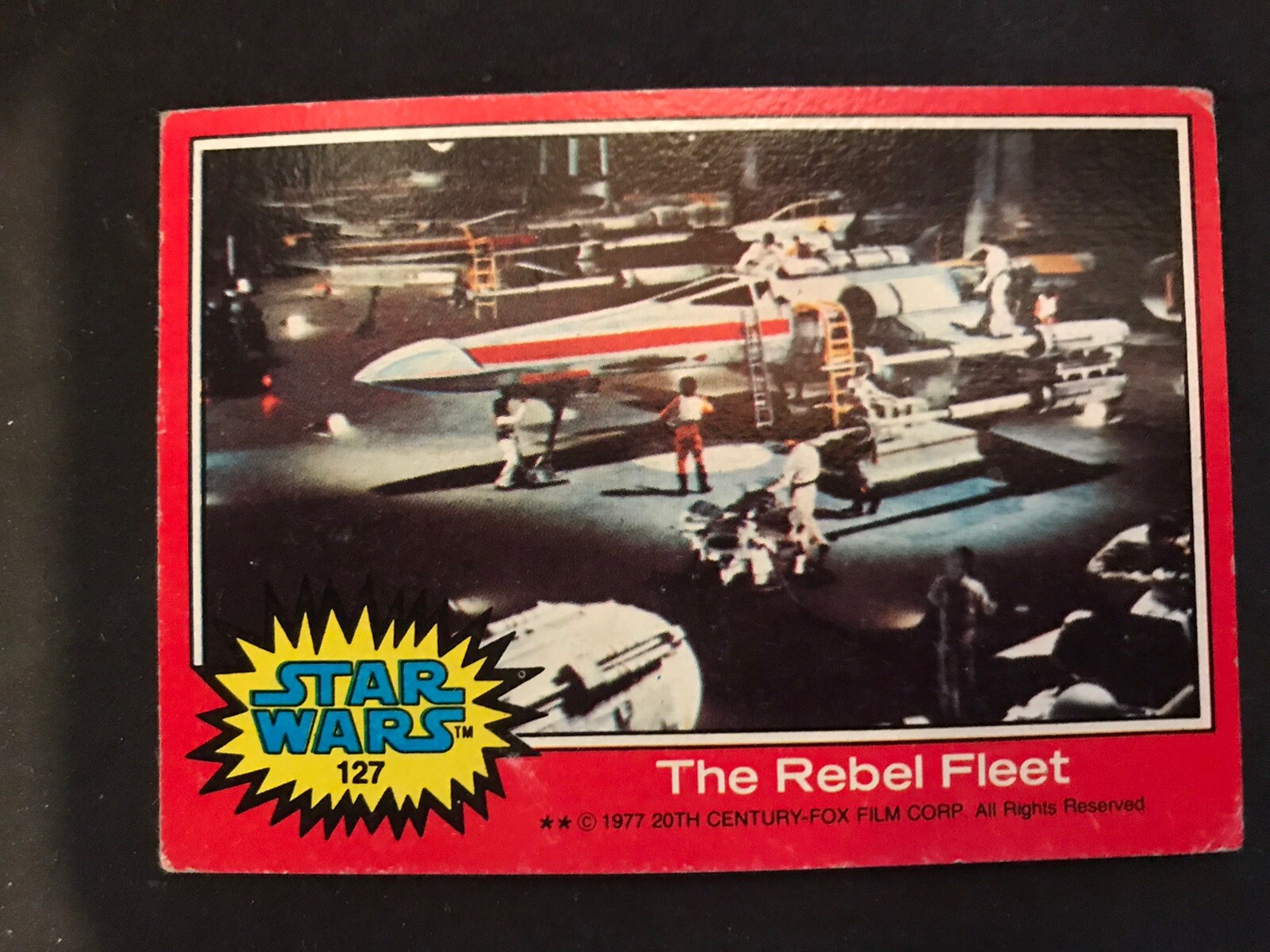 1977 Topps Star Wars Series 2 (Red) #127- The Rebel Fleet