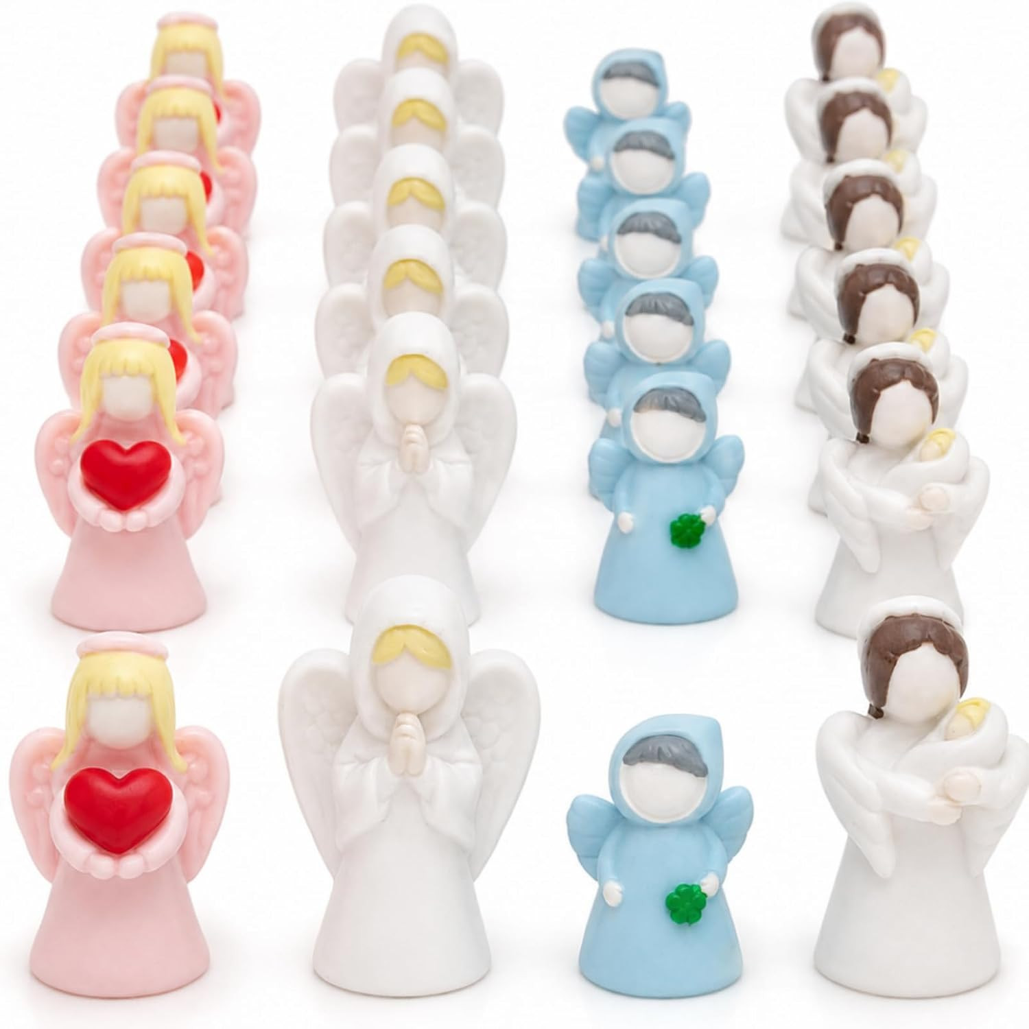 Mini Angel Figurines, 24 PCS, Christian Gifts, Party Favors