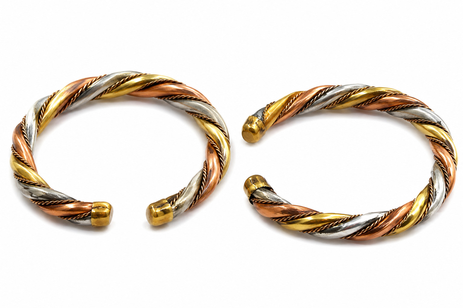 2x Panchdhatu Kada Metal Bracelet Antique Hindu Bangle Positive Energy Gift 2x Panchdhatu Kada Metal Bracelet Antique Hindu Bangle Positive Energy Gift