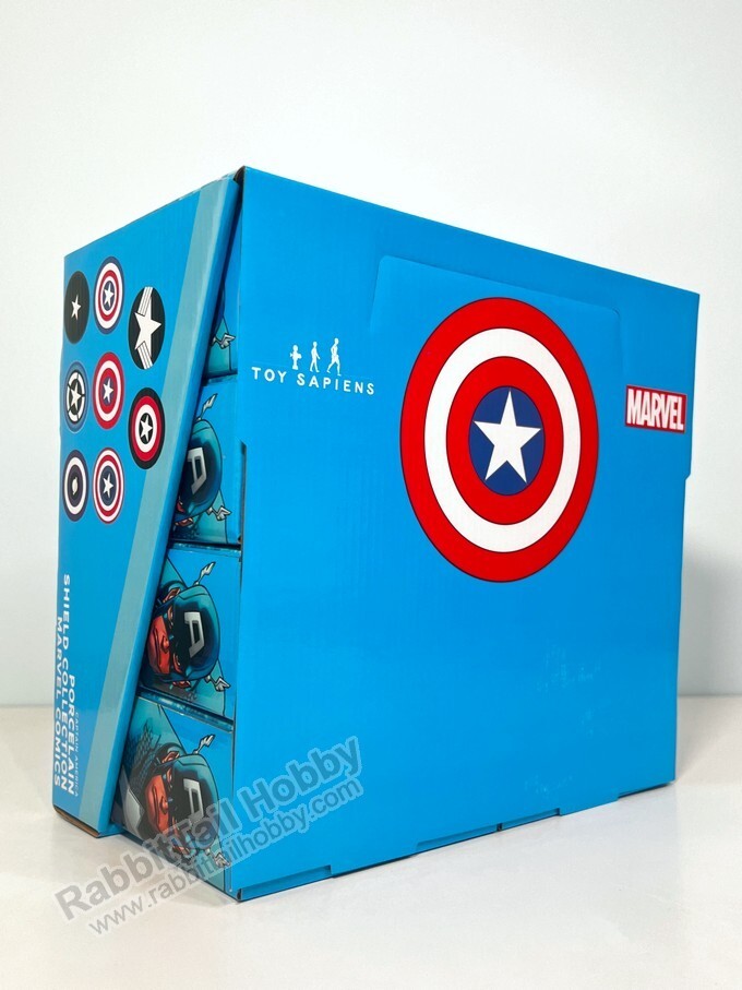 Porcelain Shield Collection Captain America Comic Ver Full Set 8 pcs US In-Stock