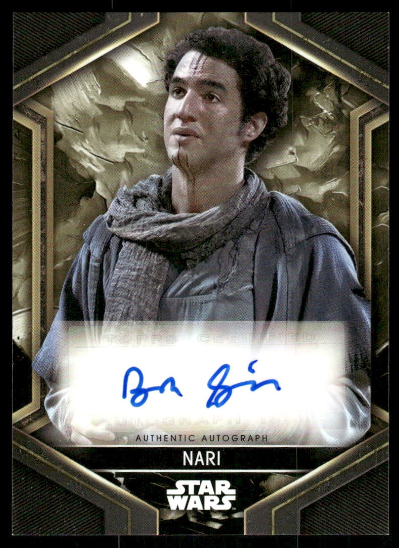 2023 Topps Star Wars Obi-Wan Kenobi Autographs #ABS Benny Safdie as Nari Auto