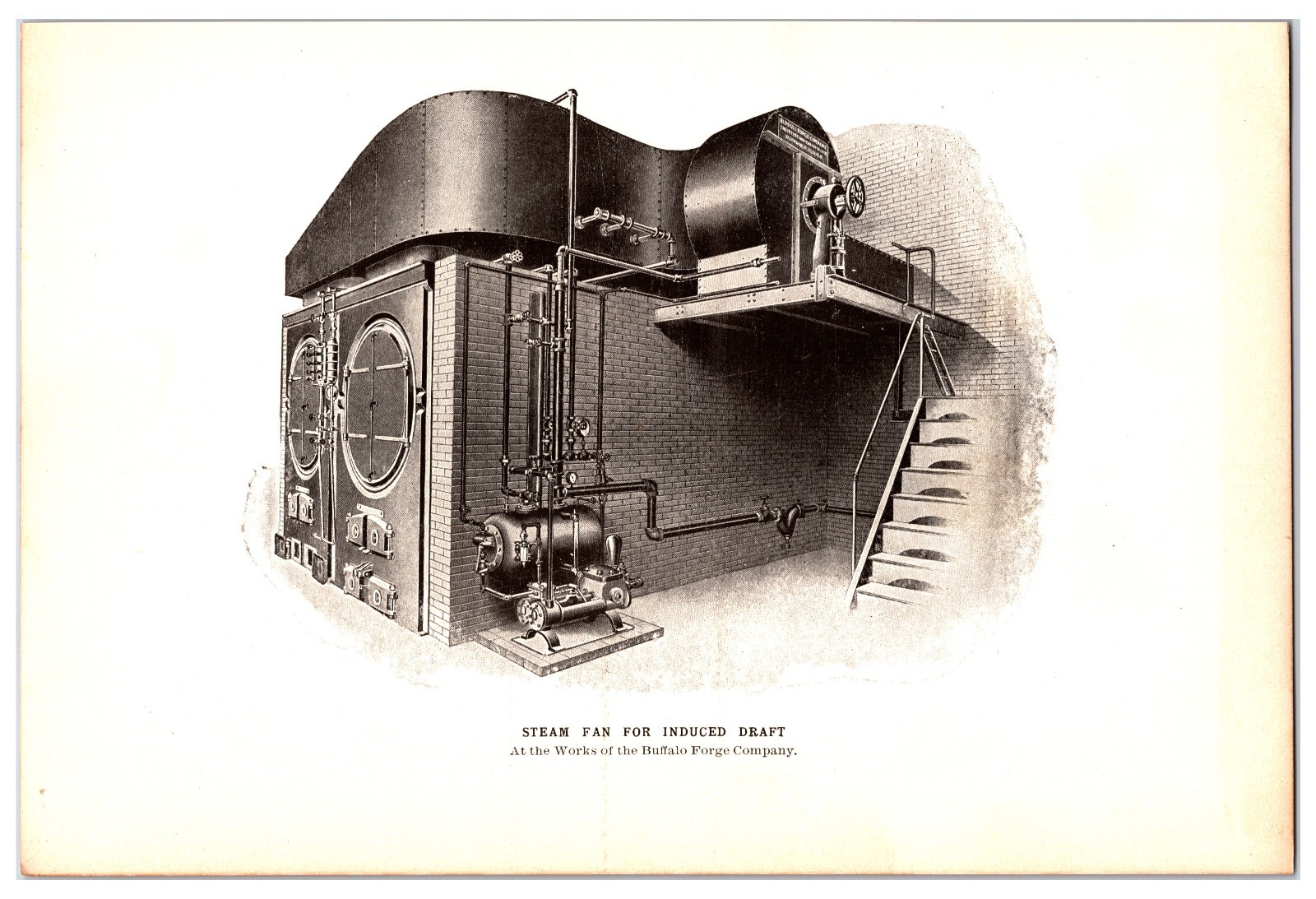 Original 1906 Steam Fan For Induced Draft - Buffalo Forage Co. Engineering Page