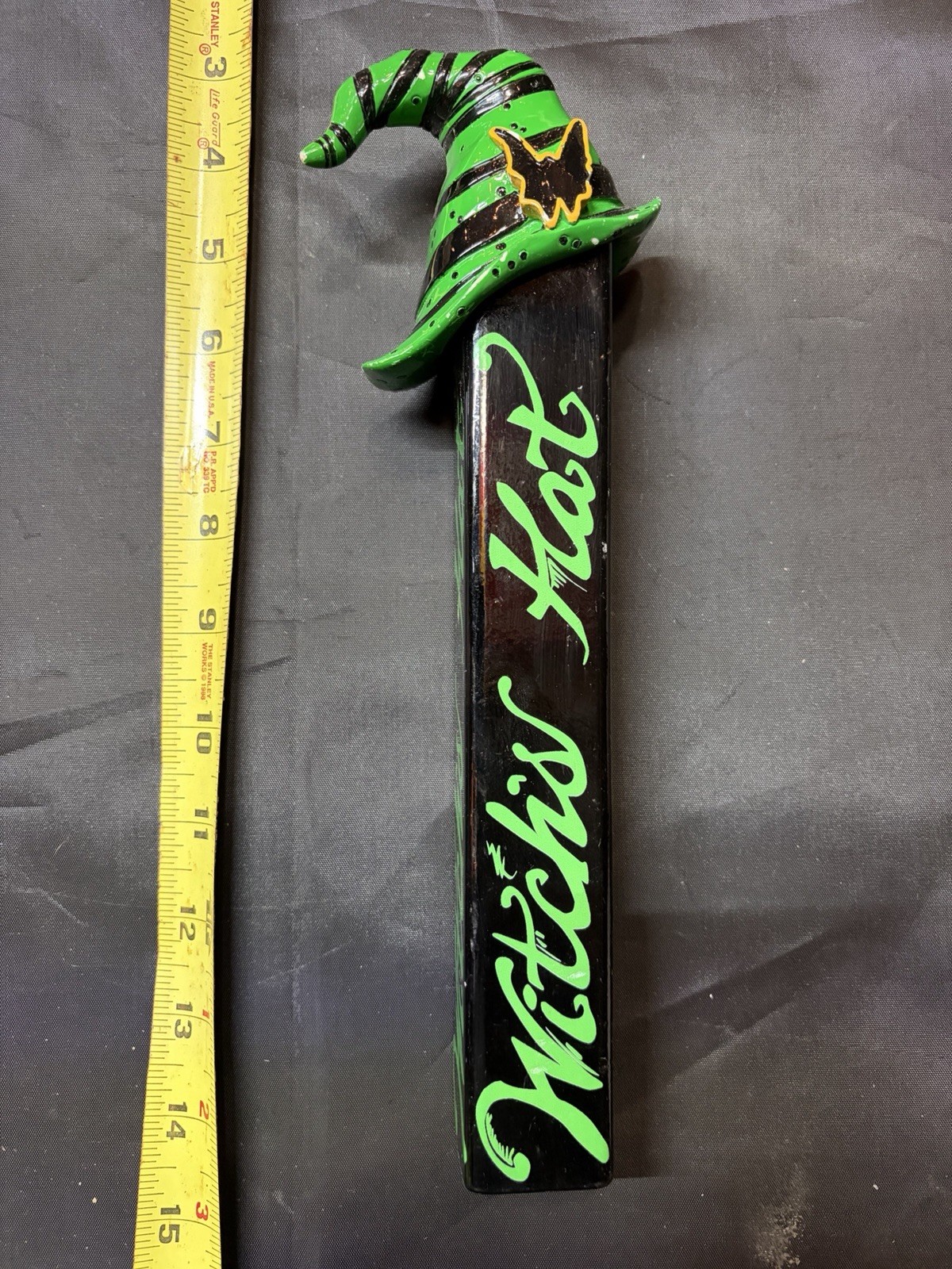 Rare Witch’s Hat Brewing Company Halloween Witch Beer Tap Handle