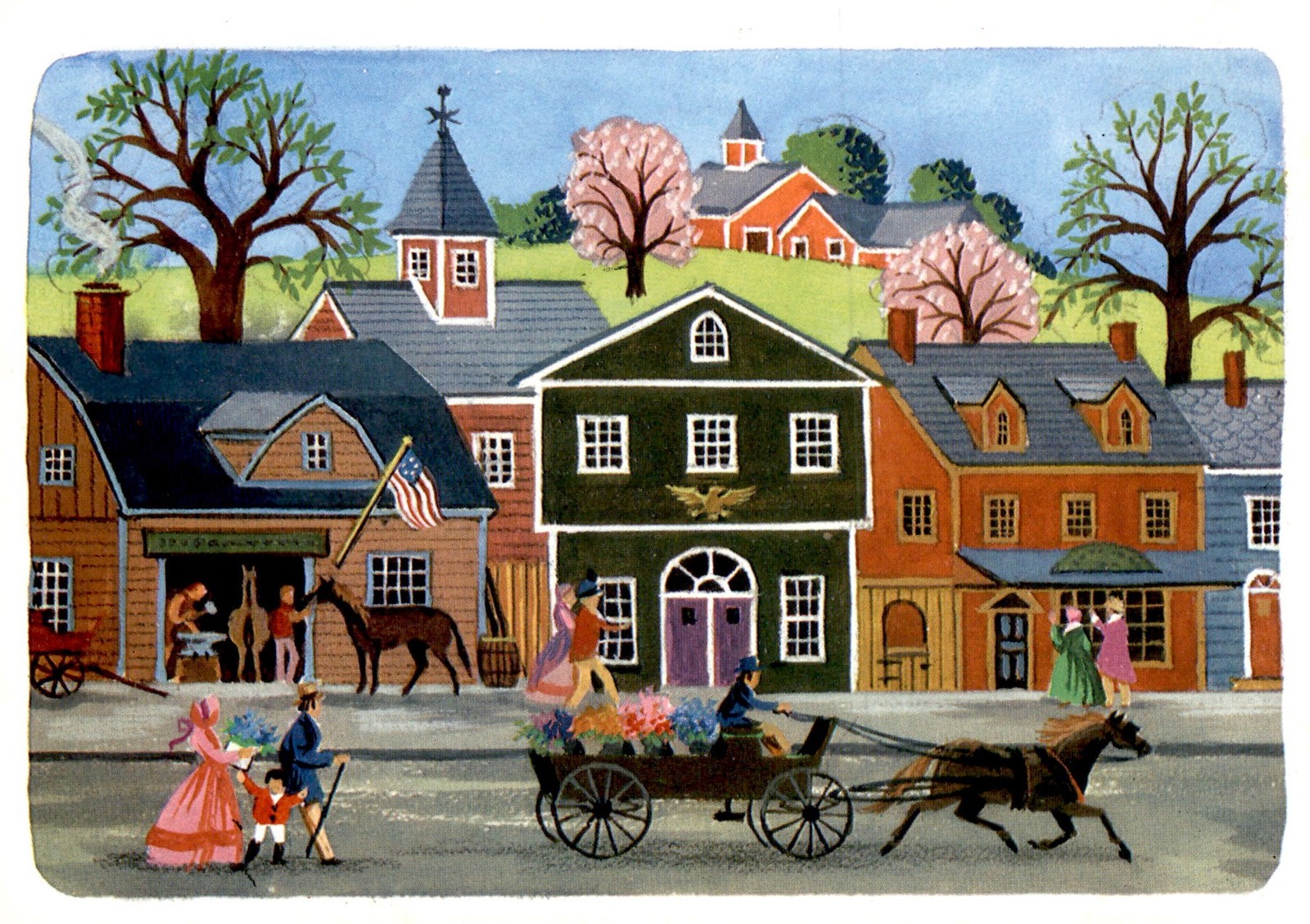 Famous Artists Studios Inc. - Made In U. S. A. Postcard