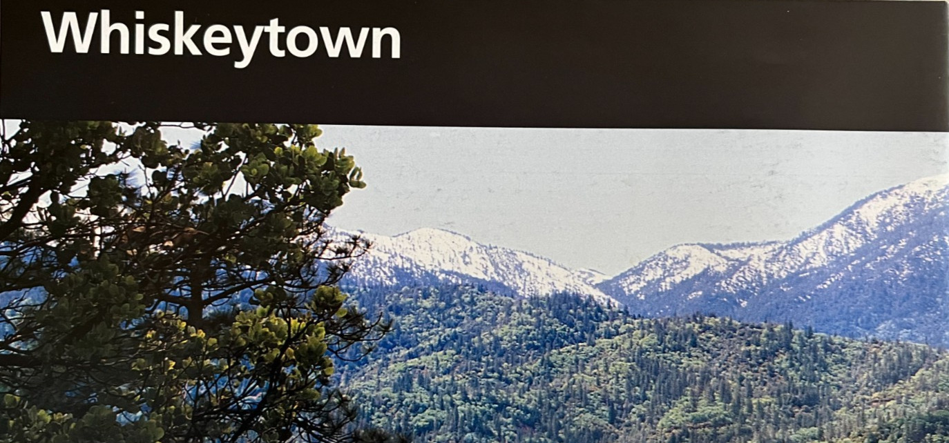 Vintage 2007 WHISKEYTOWN REC AREA    NATIONAL PARK SERVICE UNIGRID BROCHURE/MAP