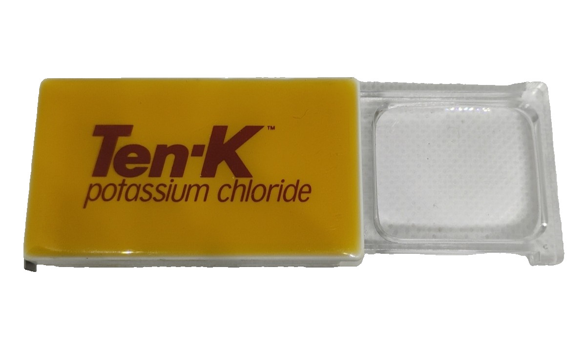 Ten-K Potassium Chloride Pharmaceutical Drug Rep Measuring Tape Magnifying Glass
