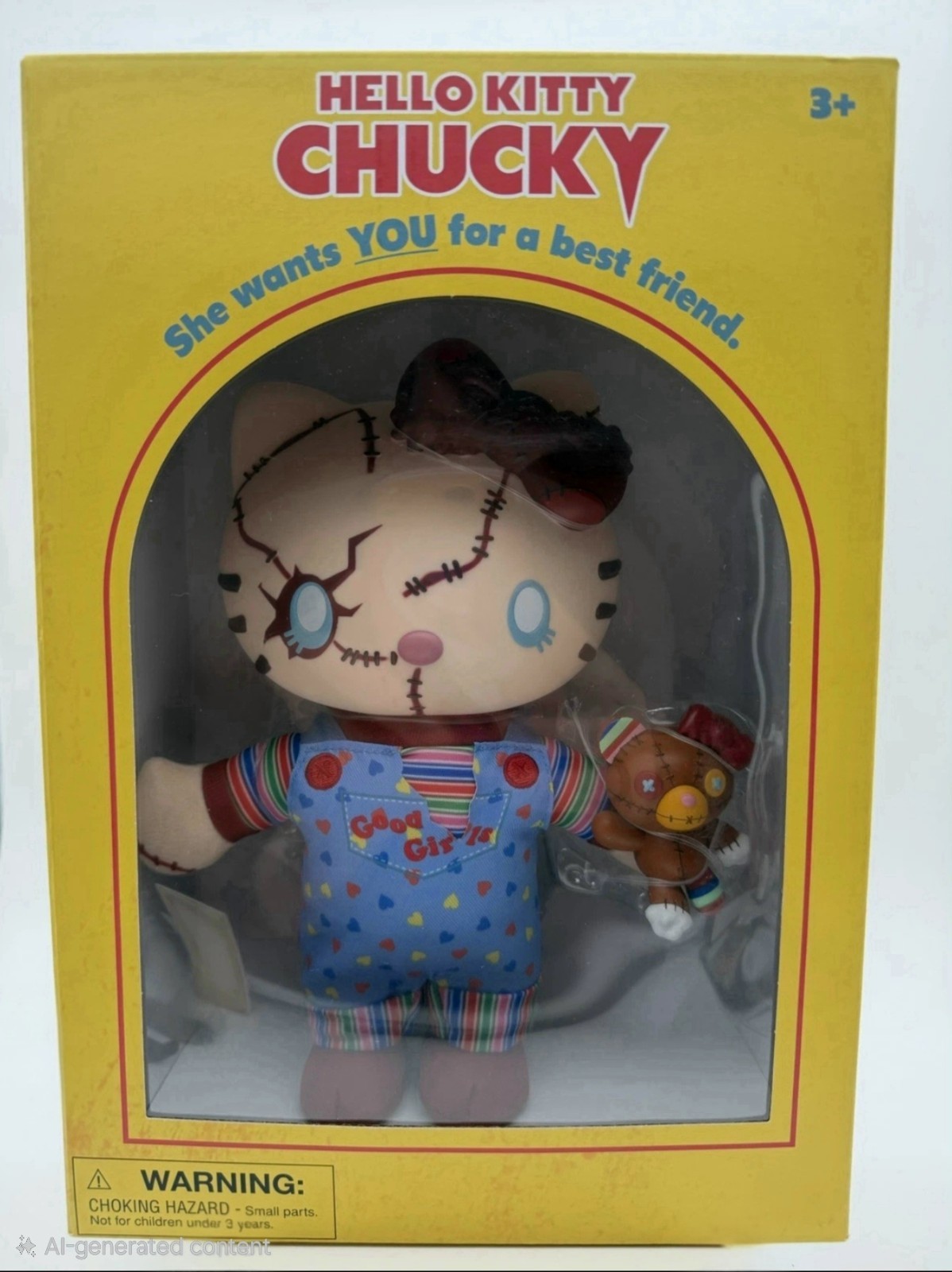 Universal HHN 2025 Hello Kitty Chucky Good Guys, unopened box Universal HHN 2025 Hello Kitty Chucky Good Guys, unopened box