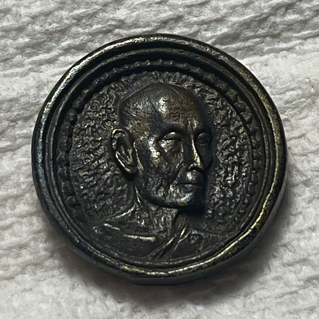 Luang Pu Toh LP Toh Thai Amulet Coin Wat Pradoochimplee Buddhist Talisman