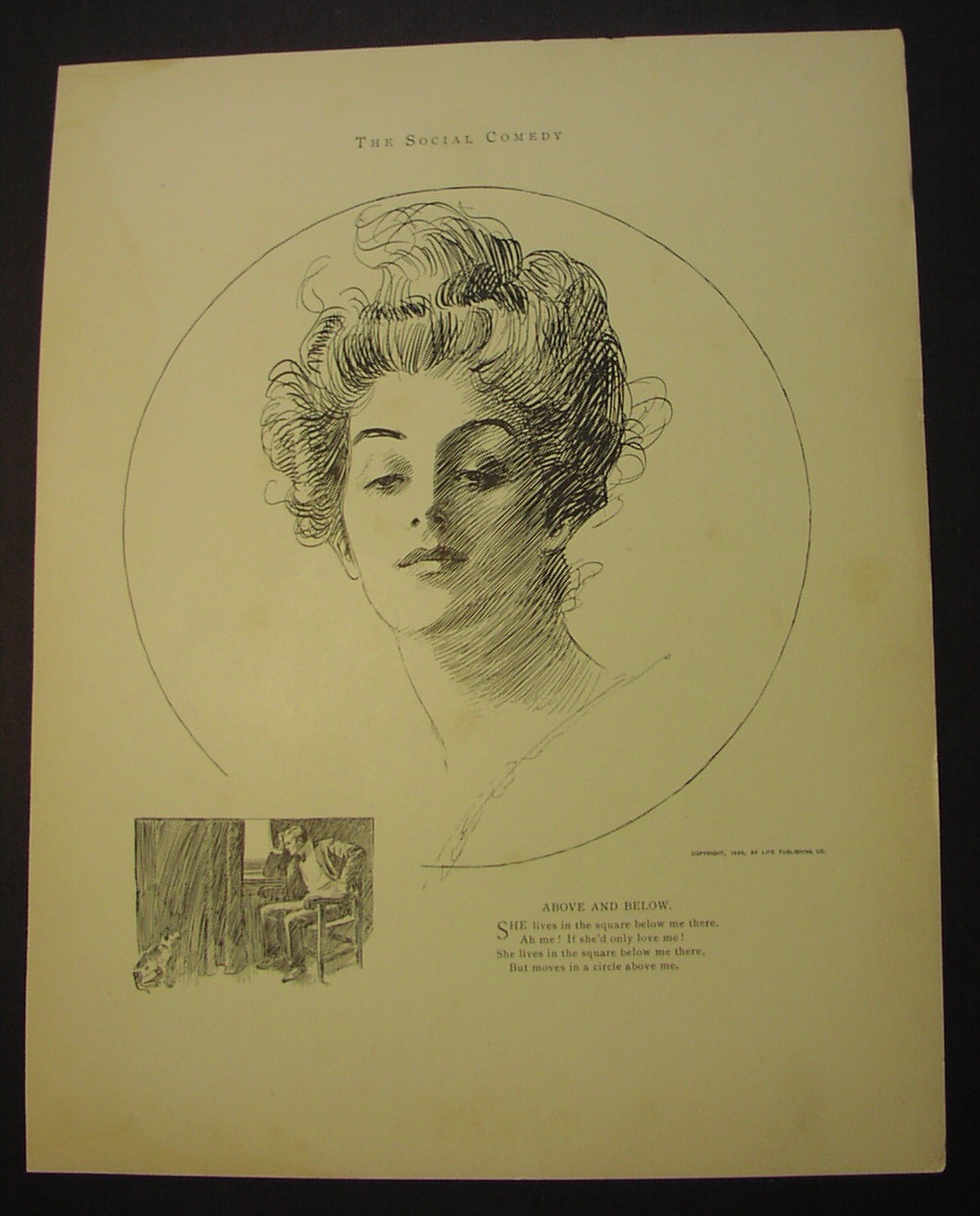 CHARLES DANA GIBSON - 18 prints from The Social Comedy; high society humor