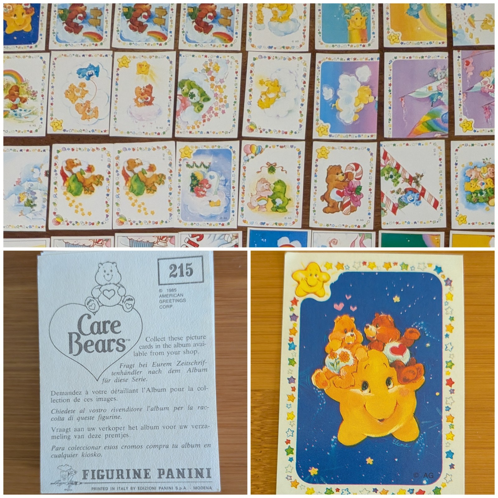 You Pick 1985 CARE BEARS Trading Card Stickers Figurine PANINI