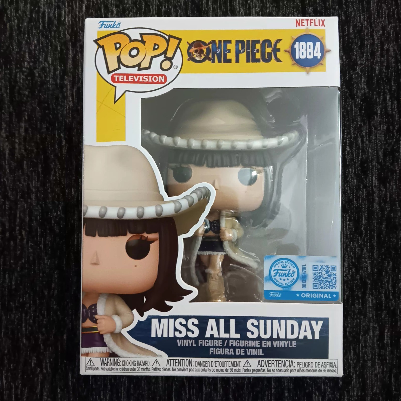 Funko Pop Netflix Anime One Piece MISS ALL SUNDAY Funko Original #1884