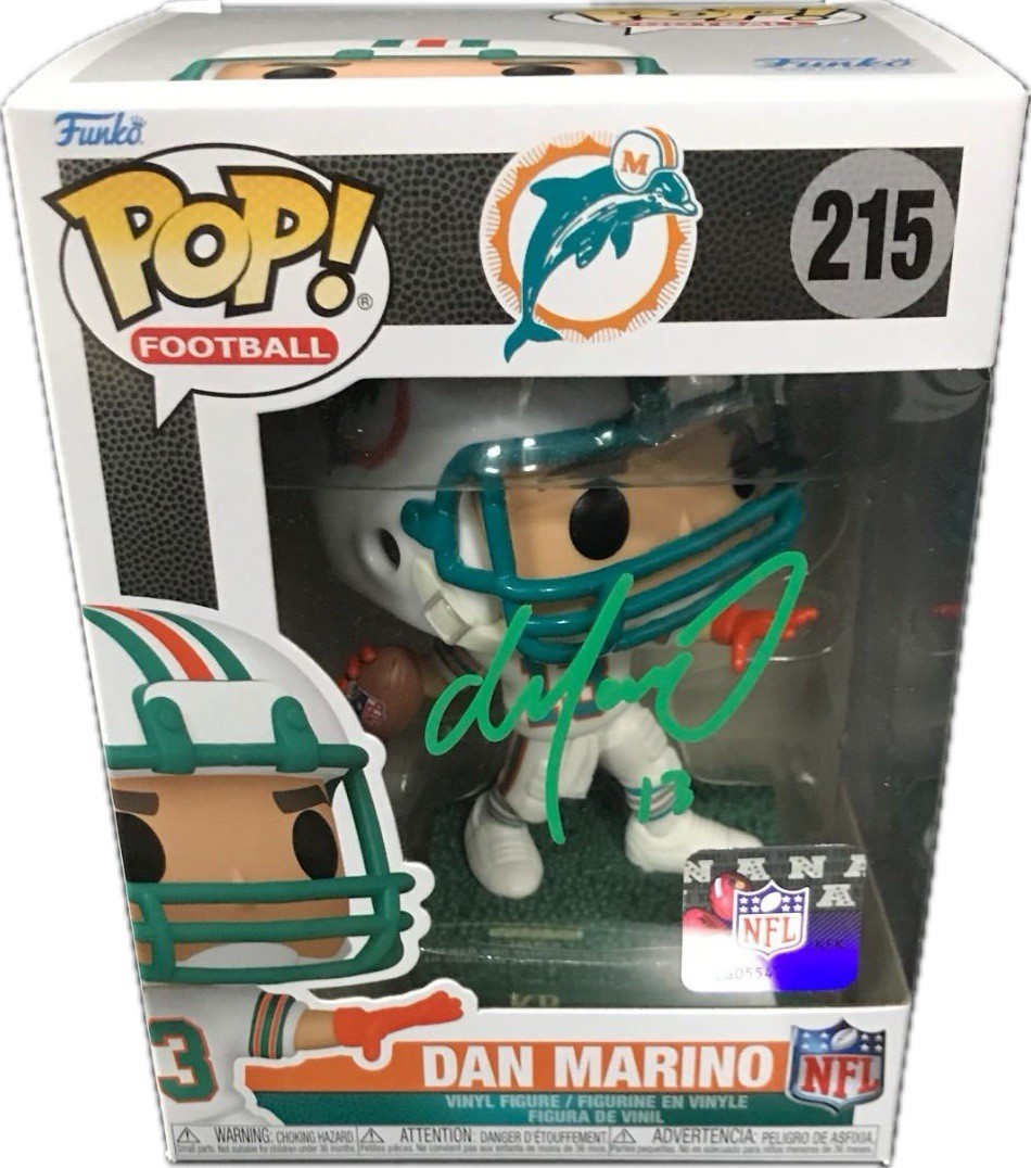 Dan Marino Autographed Funko Pop 215 W/COA