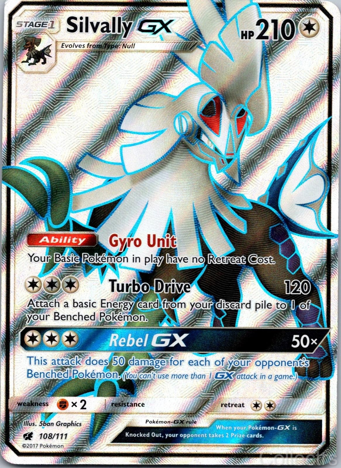SILVALLY GX 108/111 UR CRIMSON INVASION NM/M
